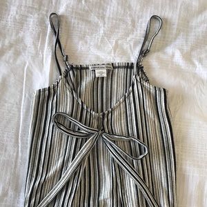 Black and white tank